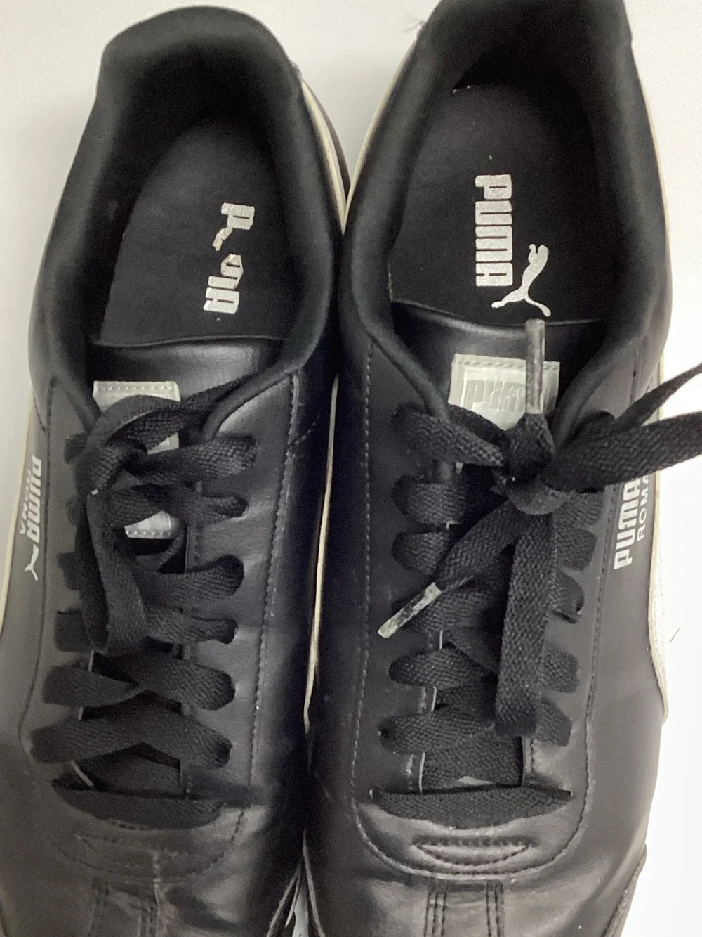 Puma Men’s Black Low-Profile Lace-Up Sneakers